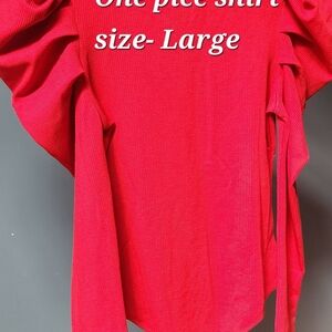 Elegant Red Women's Top